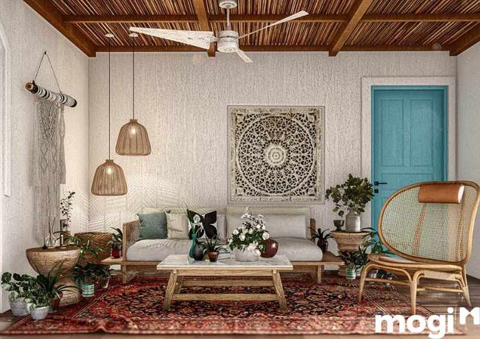 Phong cách thiết kế nội thất Rustic đặt ưu tiên vào gỗ và đá tự nhiên