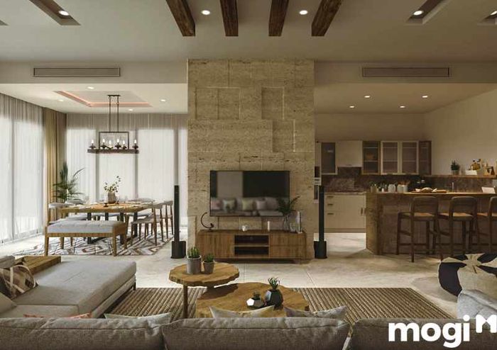 Phong cách Rustic hiện đại sang trọng