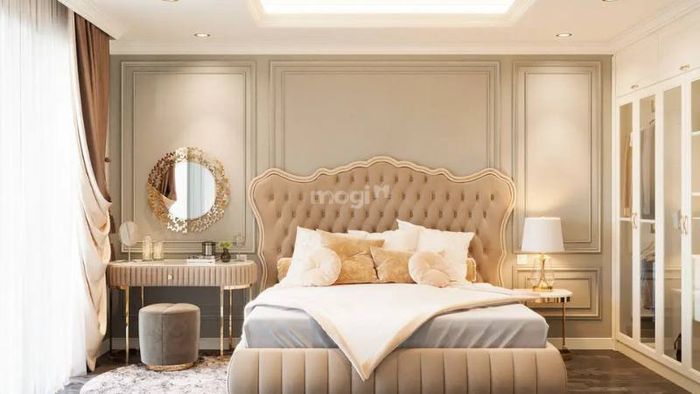 Phòng ngủ cho nữ với gam màu pastel nhẹ nhàng, đẹp mắt