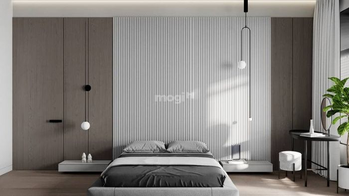 Phòng ngủ nữ thiết kế theo phong cách Minimalist, mang lại sự thanh lịch và thoải mái