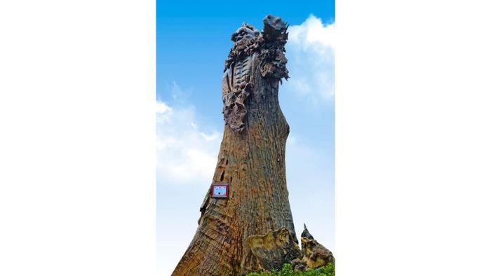 Tượng Bồ Đề Đạt Ma bằng gỗ lớn nhất Việt Nam