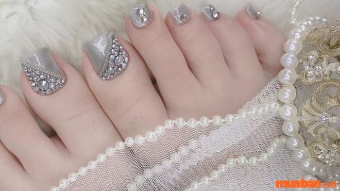 Mẫu nail chân đẹp nhất 2024