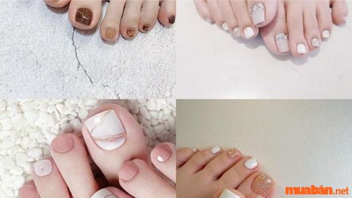 Các mẫu nail chân đẹp nhất 2024