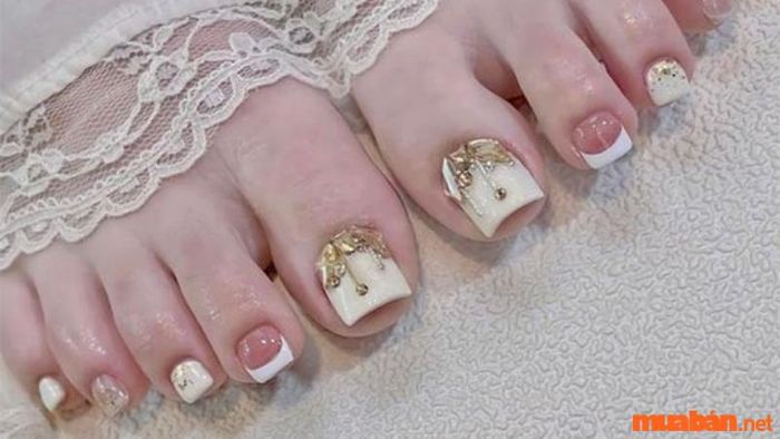 Mẫu nail chân đẹp 2024
