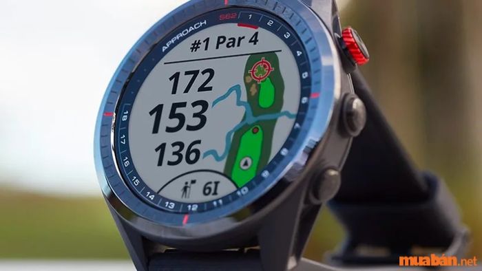 Garmin Approach S62 47mm với dây silicone: Đồng hồ golf cao cấp cho trải nghiệm chơi thể thao tuyệt vời.