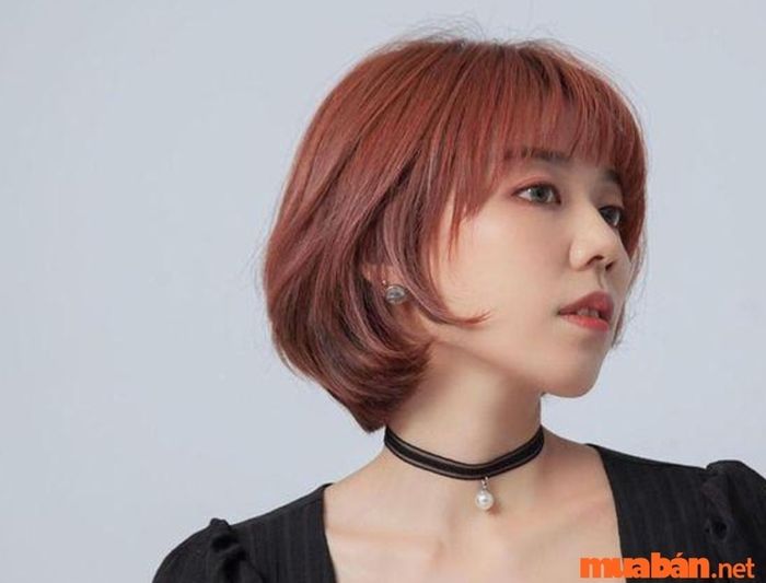Mái tóc màu đỏ cherry