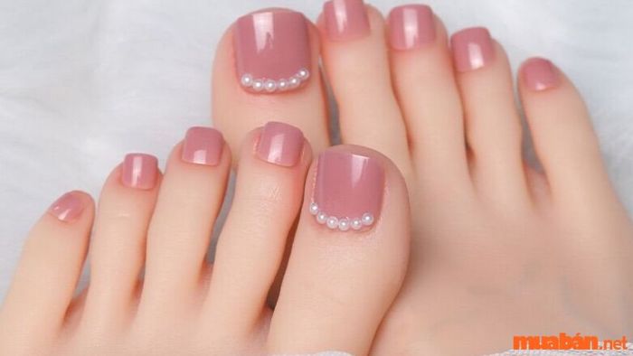 Mẫu nail chân đẹp 2024