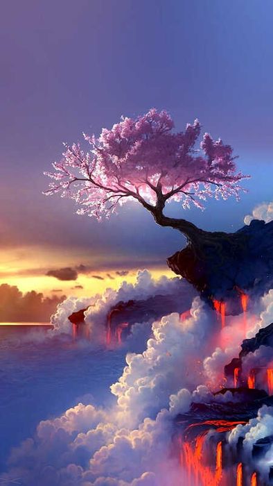 Ảnh núi rừng cho điện thoại di động