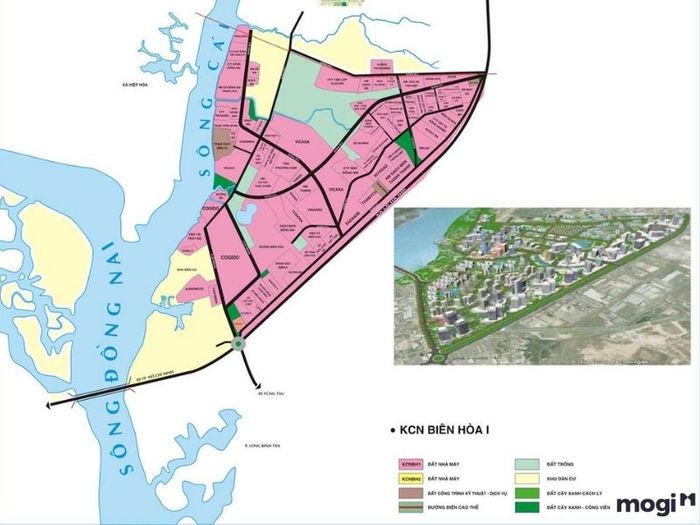 Vị trí địa lý của Khu công nghiệp Amata