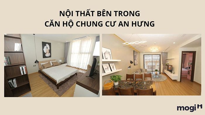 Nội thất bên trong căn hộ tại An Hưng, tinh tế và hiện đại