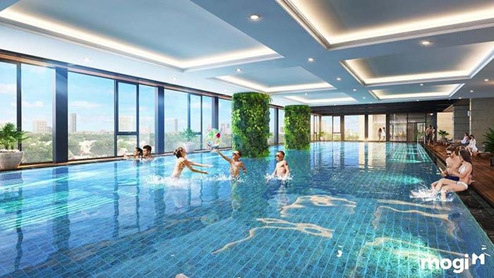 hồ bơi của khu đô thị An Hưng