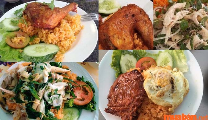 Cơm gà A Hải Đà Nẵng là địa chỉ nổi tiếng với các món gà thơm ngon, đặc biệt là cơm gà xé phay, hấp dẫn thực khách mỗi khi ghé qua.