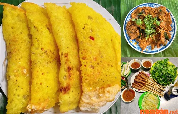 Bánh xèo bà Dưỡng là một trong những quán ăn đêm Đà Nẵng được nhiều bạn trẻ yêu thích và thường xuyên ghé đến.
