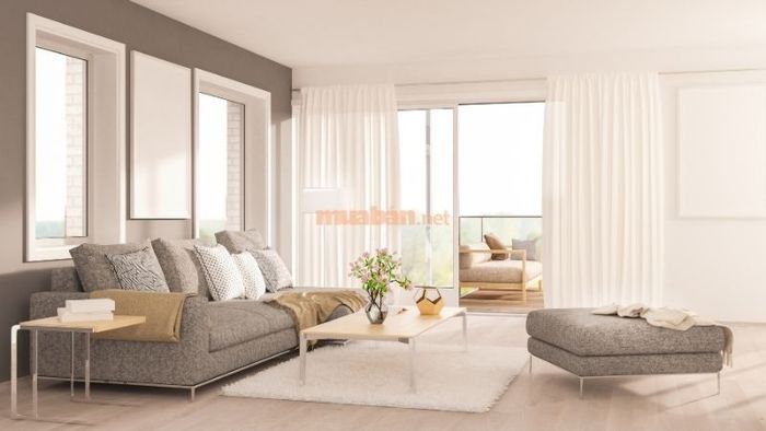 Thiết kế không gian mở giúp phòng khách trở nên thoáng đãng và tạo cảm giác rộng rãi hơn.