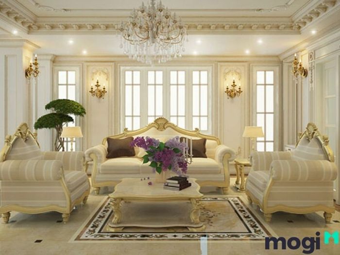 Nội thất kiểu Pháp luôn toát lên sự sang trọng và tinh tế, với mỗi chi tiết đều được chăm chút kỹ lưỡng.