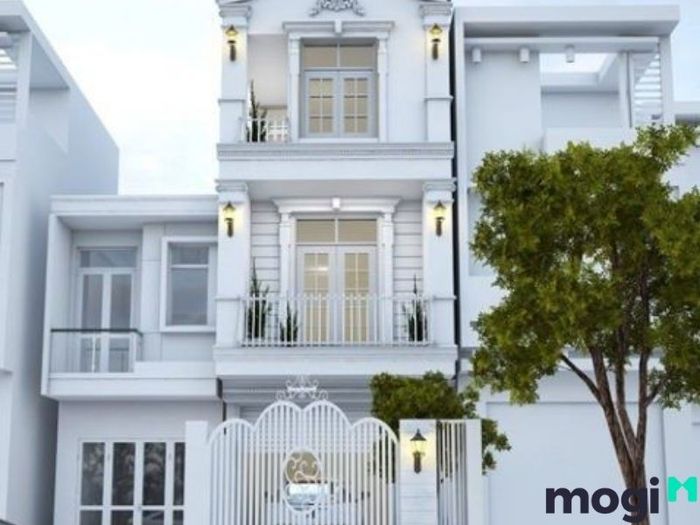 Mẫu nhà thiết kế theo phong cách kiến trúc Pháp đem lại sự thanh lịch và tinh tế, phù hợp với những gia đình yêu thích sự cổ điển và quý phái.