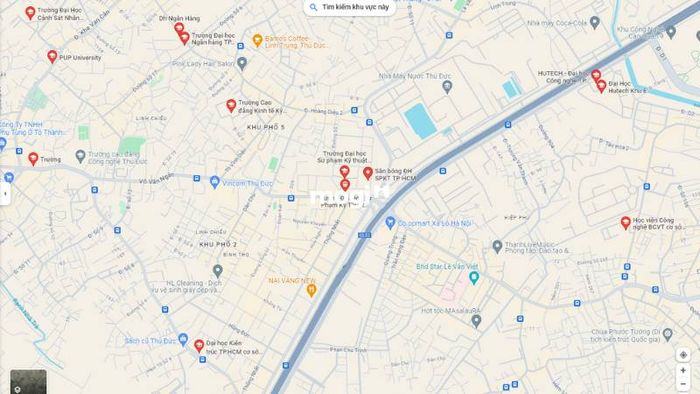 Các trường đại học, cao đẳng gần ngã tư Thủ Đức là gì?