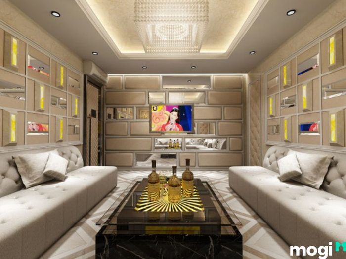 trang trí phòng karaoke gia đình
