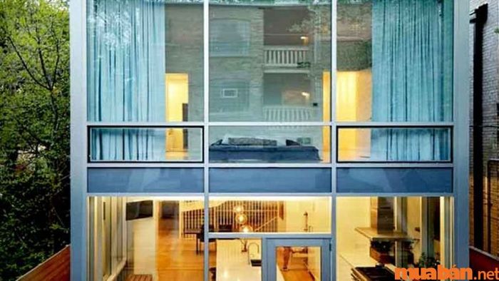 Mẫu nhà kính 2 tầng tuyệt đẹp - Nhà tiền chế với khung thép vững chắc