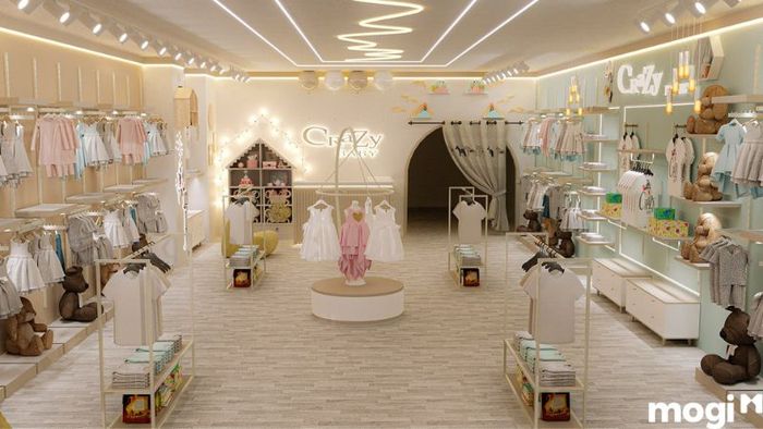Tổng hợp những mẫu thiết kế shop mẹ và bé với các phong cách đa dạng