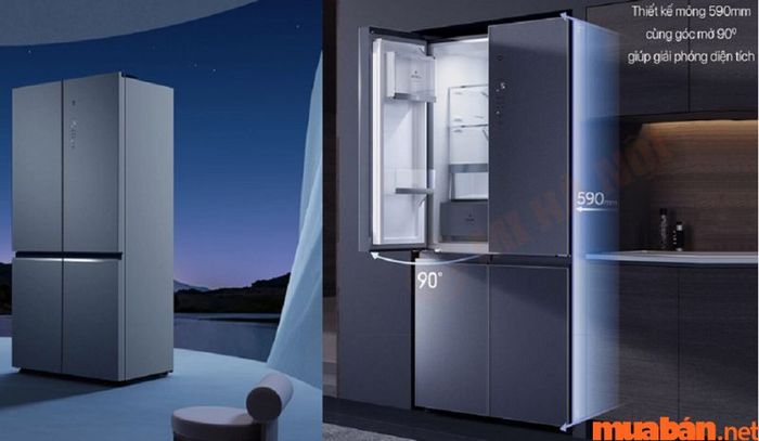 Tủ lạnh 4 cánh dưới 15 triệu – Xiaomi 496L Mijia