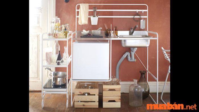 Tủ bếp mini cho phòng trọ