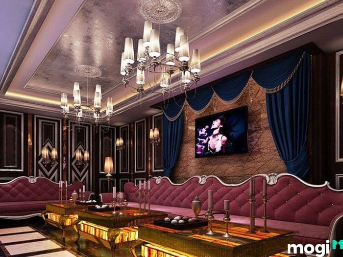 trang trí phòng karaoke gia đình