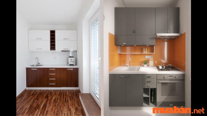 Tủ bếp mini dành cho phòng trọ