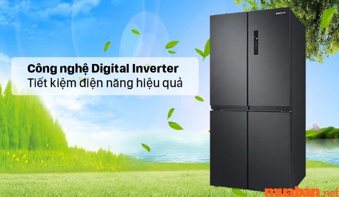 Tủ lạnh 4 cánh dưới 15 triệu – Samsung Multidoor 488 lít Inverter RF48A4000B4/SV là một trong những lựa chọn tuyệt vời trong phân khúc này, mang đến sự kết hợp giữa tính năng tiên tiến và thiết kế hiện đại.