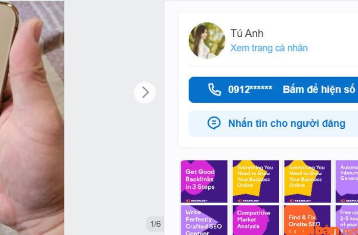 Tiến hành trao đổi với người bán.