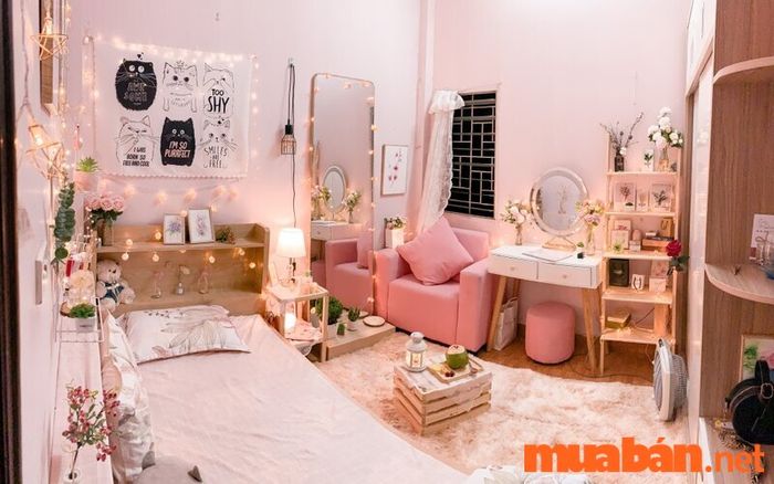 Đồ đạc trong phòng cần được bố trí một cách hợp lý để tận dụng tối đa không gian sống.
