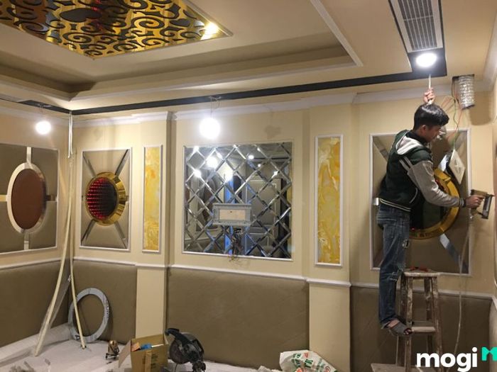 thiết kế phòng karaoke gia đình
