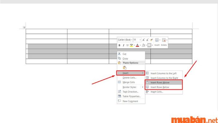 Hướng dẫn thêm nhiều dòng trong Word