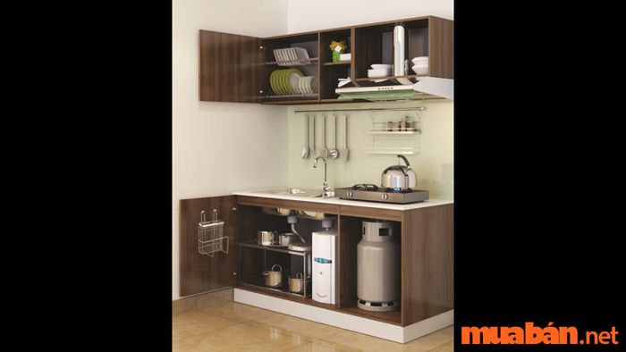 Tủ bếp mini cho phòng trọ