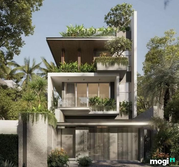 Mẫu thiết kế nhà 3 tầng với mặt tiền 7m, dài 10m