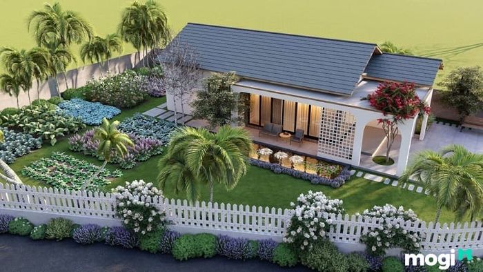 Mẫu thiết kế nhà 7m x 10m có mái Thái đẹp mắt