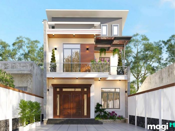 Mẫu Thiết Kế Nhà 7m x 9m Phong Cách Xanh Sống Động, Tươi Mát