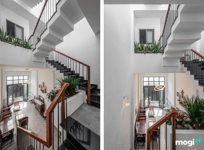 Mẫu nhà lệch tầng đẹp số 1.