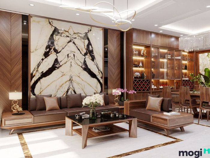 Thiết Kế Nội Thất Phòng Khách Nhà 7m x 9m Tiện Nghi Và Hiện Đại