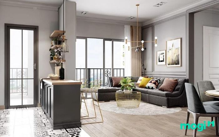 Thiết kế nội thất chung cư 2 phòng ngủ