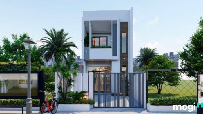 Mẫu nhà 2 tầng 5x20 - Kiểu mẫu 2