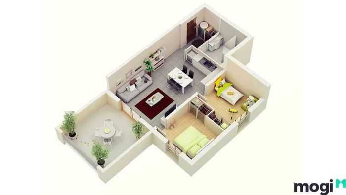 chi phí xây dựng nhà cấp 4 2 phòng ngủ