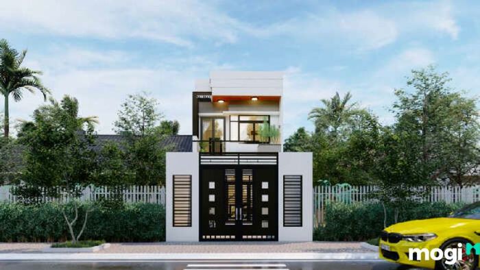 Mẫu nhà 2 tầng 5x20 đẹp - Mẫu 5