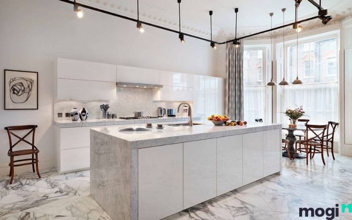 Trang Trí Nội Thất Với Đá Marble