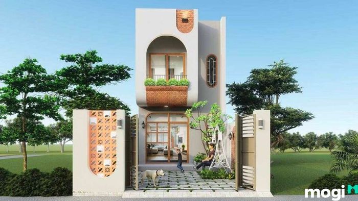 Mẫu nhà 2 tầng 5x20 đẹp - Mẫu 10