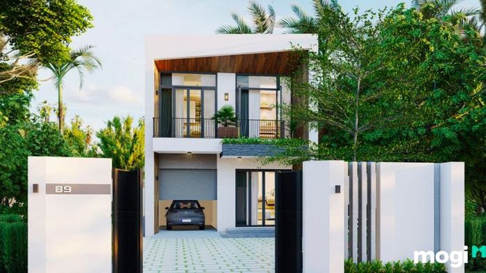Mẫu nhà 2 tầng 5x20 đẹp - Mẫu 7
