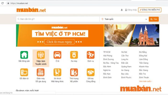 Tìm việc làm thêm sau giờ hành chính qua website Mytour