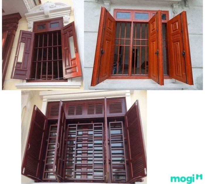 Cửa sổ hai cánh tượng trưng cho “Trường thọ”, cửa ba cánh mang ý nghĩa “Tam dương khai thái”, còn cửa bốn cánh được xem là “Tứ Quý”.