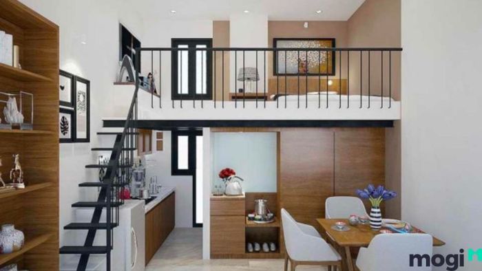 Chi phí xây dựng nhà gác lửng 3 phòng ngủ