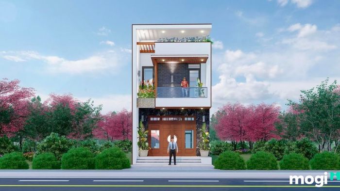 Mẫu nhà 2 tầng 5x20 - Thiết kế mẫu 3